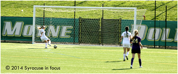 Kristen Colgrove meandered past the goalie and scored an unassisted goal in the second half.