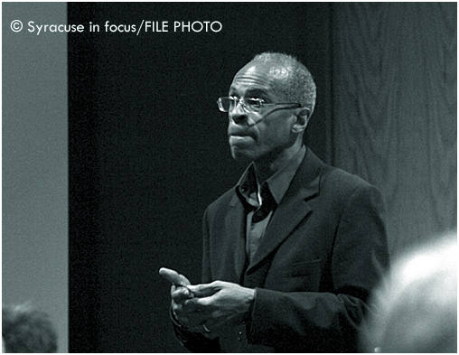 Former Charlottesville Mayor Maurice Cox visited Syracuse (School of Architecture) in 2004. 