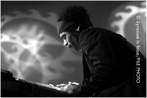 Neal Evans played at the Westcott Theater with Soulive in 2009.