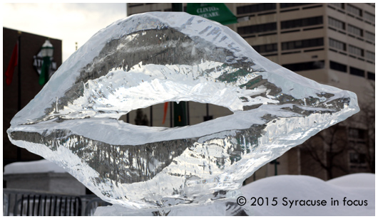 Ice Sculpture, Clinton Square