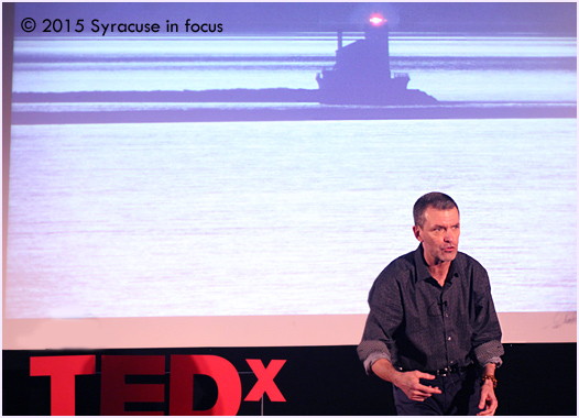 Columnist Sean Kirst explains why he tell stories at the TEDx Syracuse Conference.