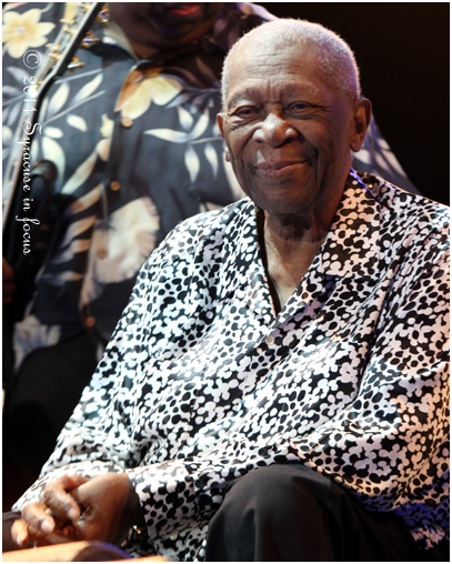 B.B. King on stage at last year's Syracuse Jazz Fest.