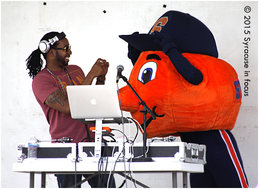 He's the Mascot, I'm the DJ