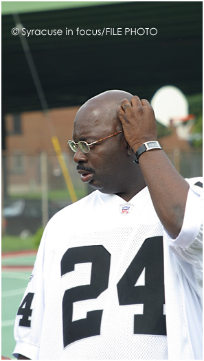 The Pearl observes a pickup game at Wilson Park in Syracuse (circa early 2000s)