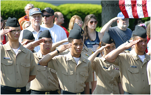 ROTC students: Eastwood Memorial Day Parade