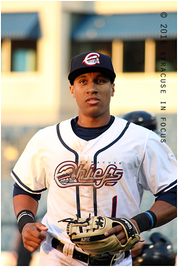 Chief's second baseman Chris Bostick went 2-4 in last night's loss to Scranton/Wilkes-Barre and hit his first homerun.