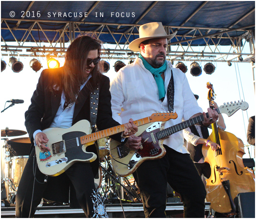 Raul Malo and Eddie Perez from The Mavericks performed at last weekend's 34th Annual Syracuse Jazz Festival.