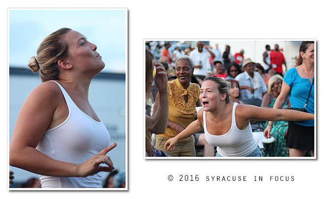 This is what it looks like when your song comes on during a Blacklites concert  (Jazz in the City, Southside)