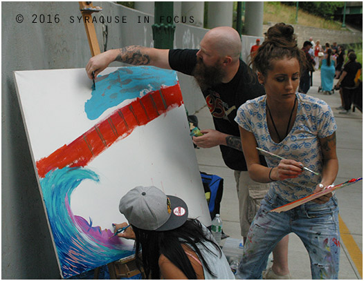 Live Art, Overpass Fest, Creekwalk