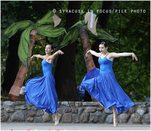 Today is National Ballet Day (pictured: Dancers from the Syracuse City Ballet)