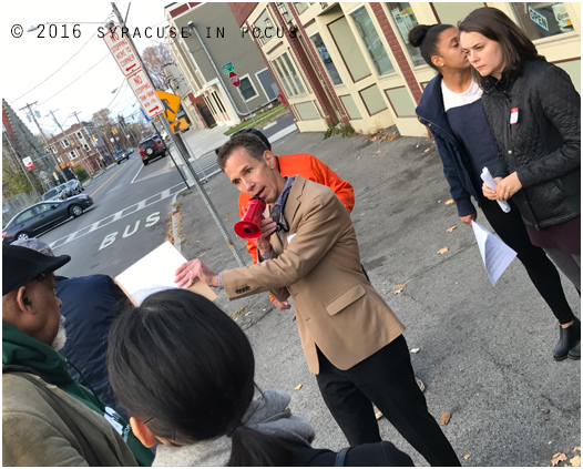 Jim Bright led a tour of Brighton/Salina Corridor earlier this week.