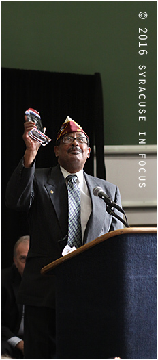 James Owens was presented with the  2016 Veteran of the Year award today at the Onondaga County War Memorial. He served in Vietnam from 1967-1968.