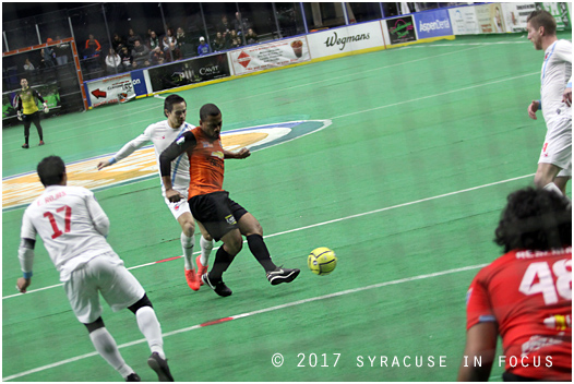 The goals were so plentiful in today's Silver Knight victory over the Chicago Mustangs that even defender Darren Toby booted a score (in the first quarter).