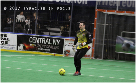 Coach to Keeper: Bryan O'Quinn left the field as one of the best goalies in the league. He retired to become head coach of the Knights. Yesterday marked his come-back. He recorded 17  saved and Syracuse defeated Chicago 11-2.