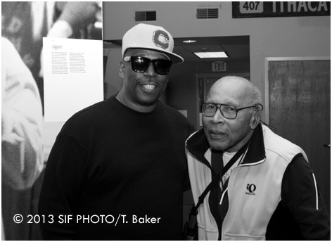 Grandmaster Caz (left) is one of the interviewees, as well as Duke's Dr. Mark Anthony Neal, to talk about the genesis of Hip Hop.