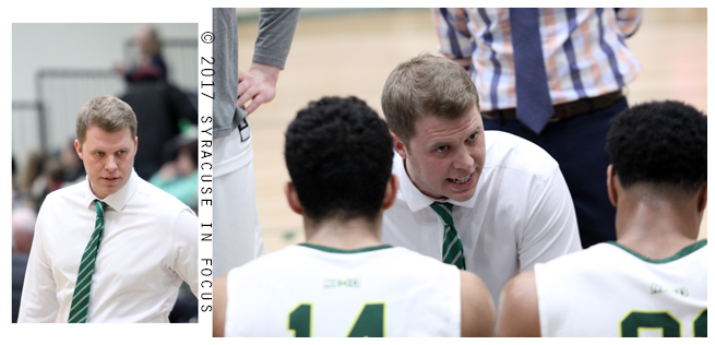 Lemoyne head basketball coach Patrick Beilein played for his father John at West Virginia University. From 1983-92 his father was also Lemoyne's head coach. Patrick had a 22-7 record with Lemoyne this year.