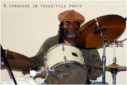 The Beat Goes On: Ralph Kinsey at a show in Syracuse (circa 2003).