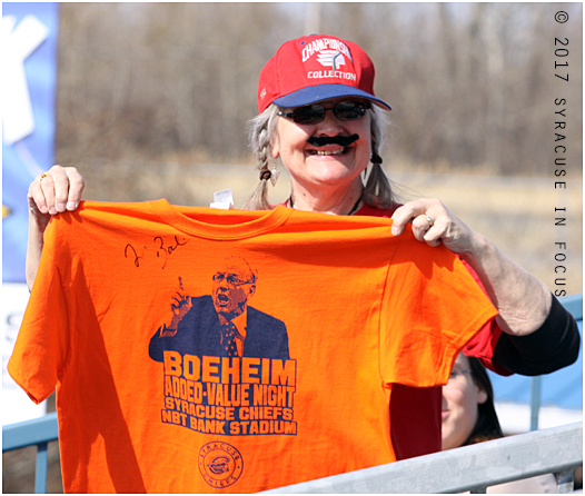 FOB Fans of Boeheim set up camp for the weekend at NBT Bank Stadium.