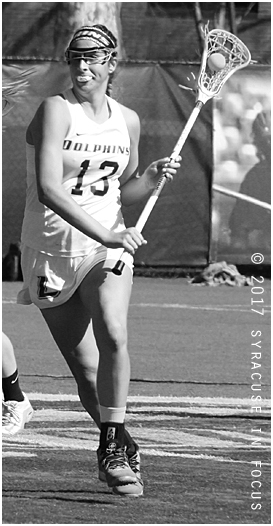 Lemoyne Senior (and West Genny grad) Vicki Graveline has 35 goals and 17 assists this year. The lady dolphins are are now atop the lacrosse standings for Div. 2
