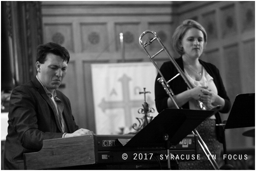 Will Gorman and Melissa Gardiner at St. Stephen Lutheran Church in Syracuse