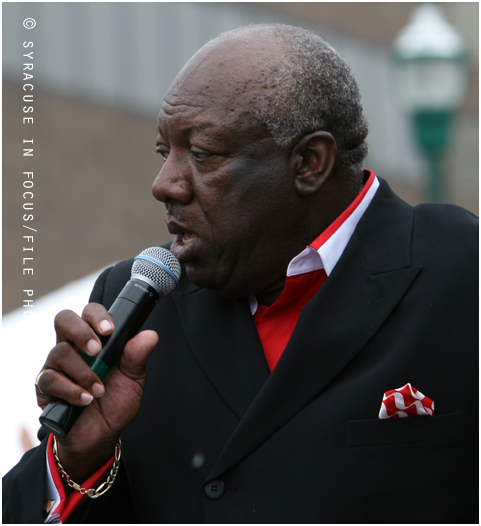 The #jazzinthecity series by @cnyjazz_org has expanded to five shows this summer and the August 24th edition, which will be held at @byrnedairy on Cortland Ave, features @kingsolomonhicks and the Bells of Harmony. Sure it will be a spirited combination. This is Bells founder and lead vocalist, Charles Cannon. He introduced us to gospel legend #joeligon back in the day. #gospellegends #summermusicfestivals #dapperleaders #cnyjazz