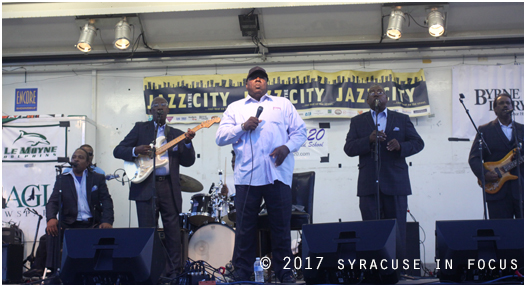 Charles Canon and the Bells of Harmony were the featured act (along with King Solomon Hicks) for the fourth of five Jazz in the City concerts. Last night's show was the first to be held at the Byrne Dairy distribution facility.