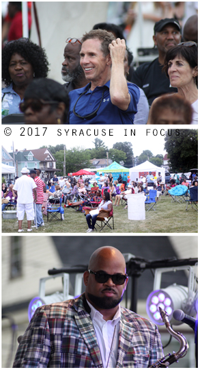 Jazz in the City (1 of 5) with Will Holton (bottom) and hosted by Dunk and Bright (top).